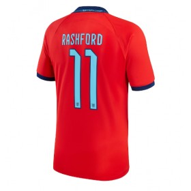 England Marcus Rashford #11 Borta Kläder VM 2022 Kortärmad
